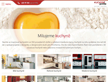 Tablet Screenshot of kuchynskastudia.cz